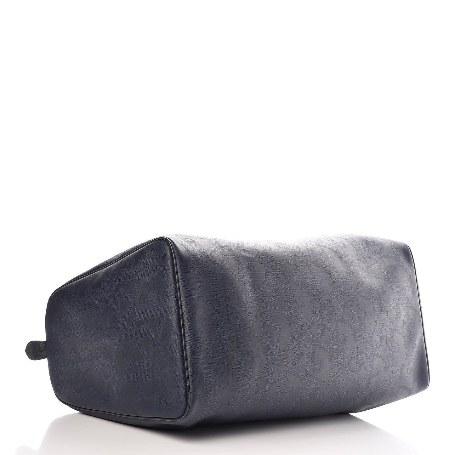 Coated Canvas Duffle Navy Blue