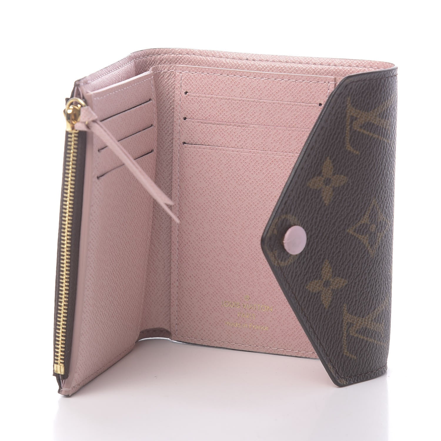 Louis Vuitton Monogram Victorine Wallet Rose Ballerine 5 of 9