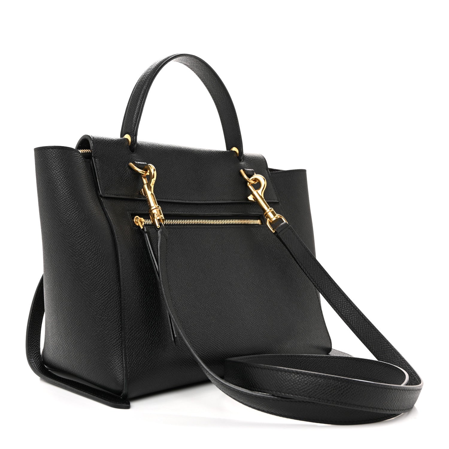 Celine Grained Calfskin Micro Belt Bag Black 5 of 27