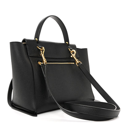Celine Grained Calfskin Micro Belt Bag Black 5 of 27