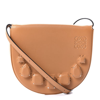 Loewe Soft Calfskin Heel Mini Saddle Bag Amber 1 of 9