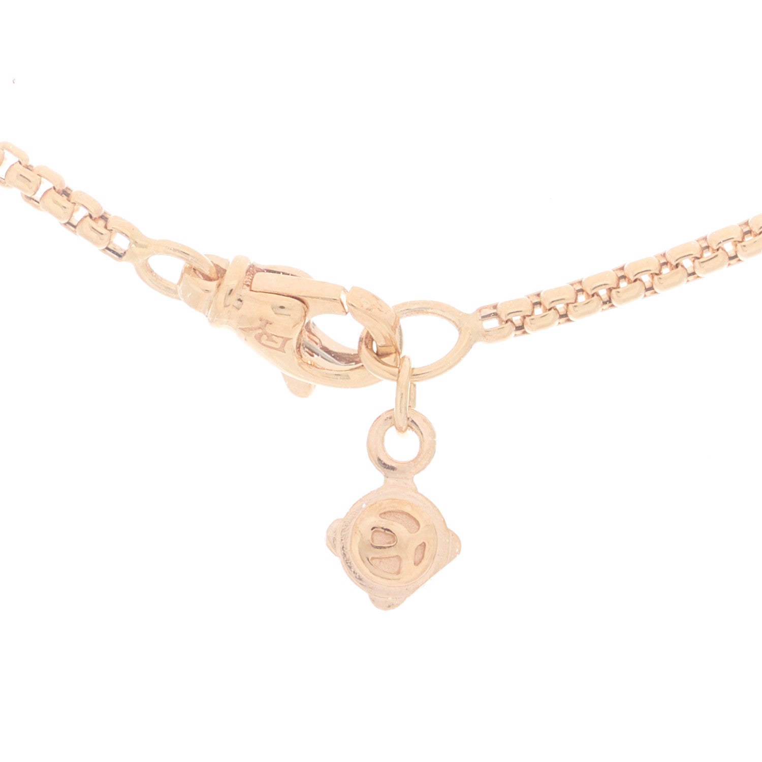 David Yurman 18K Rose Gold 1.7mm Box Chain Necklace 18" 3 of 5