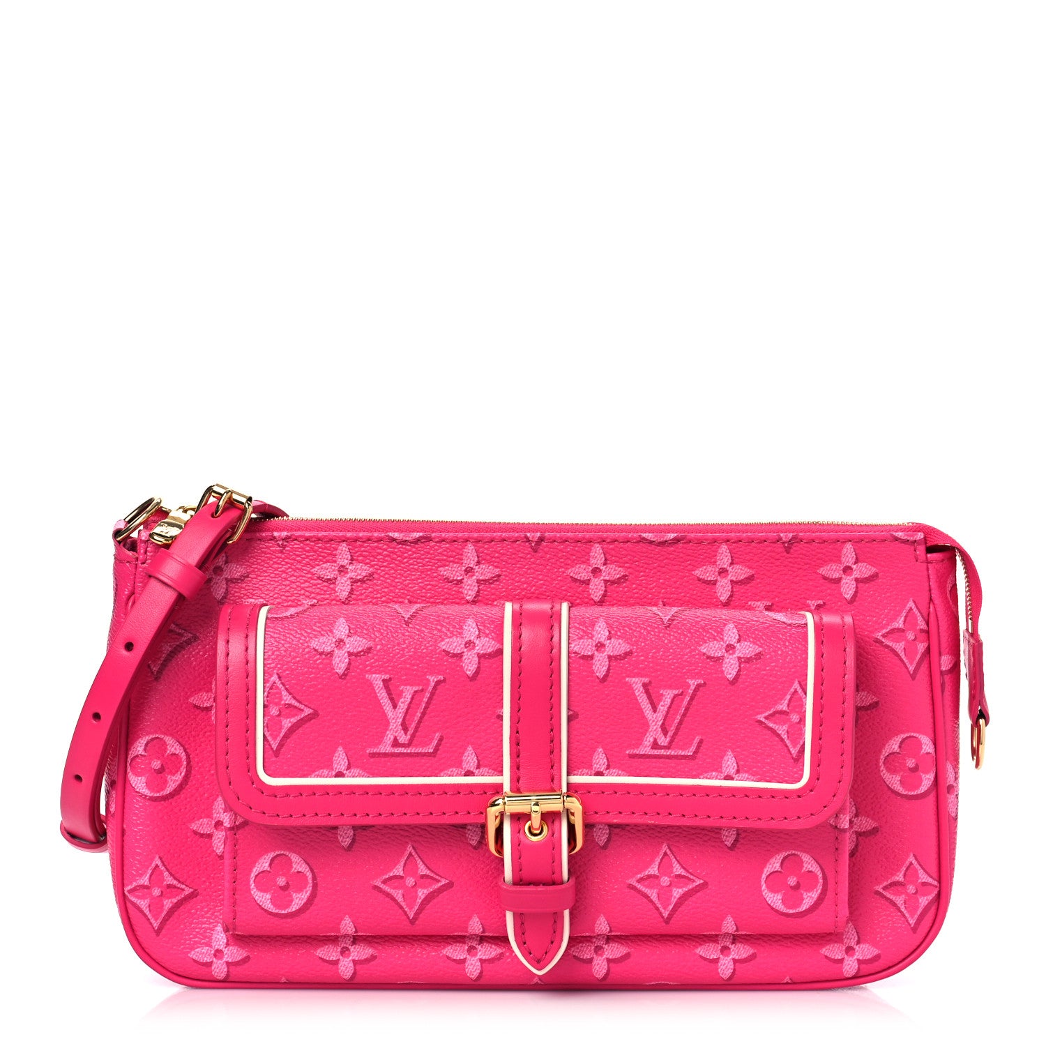 Louis Vuitton Monogram Fall For You Maxi Multi Pochette Accessories Fuchsia 1 of 9