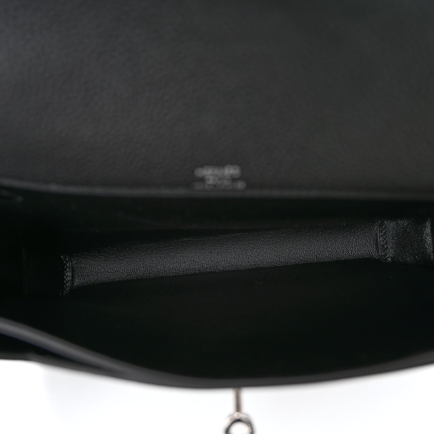 Hermes Togo Kelly Depeches 25 Pouch Black 6 of 11
