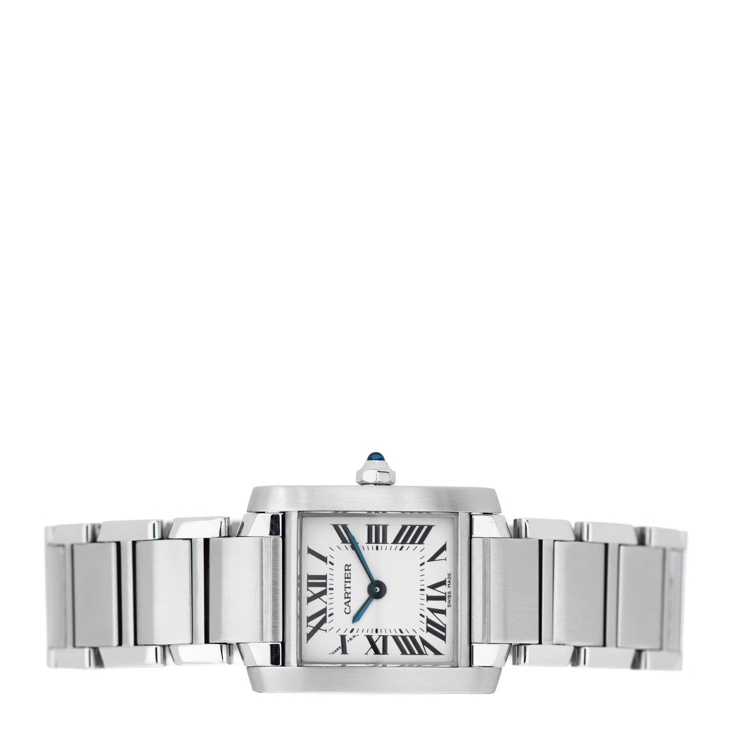 Stainless Steel 20mm Tank Francaise Quartz Watch