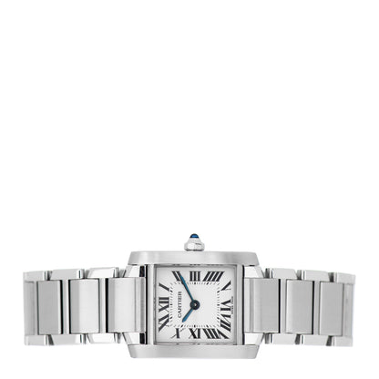 Cartier Stainless Steel 20mm Tank Francaise Quartz Watch 2 of 4