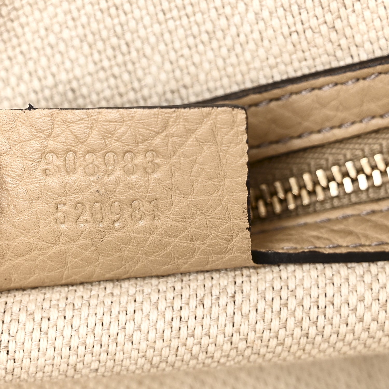 Gucci Pebbled Calfskin Small Soho Bowler Camelia 7 of 10