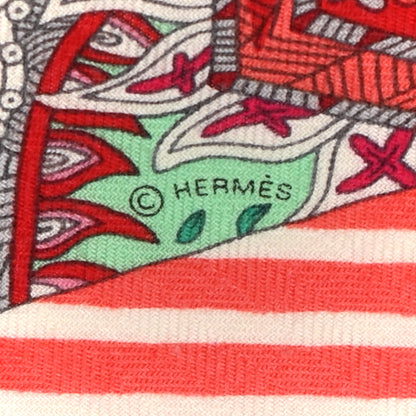 Hermes Cashmere Silk Jardin De La Maharani Losange Scarf 3 of 5