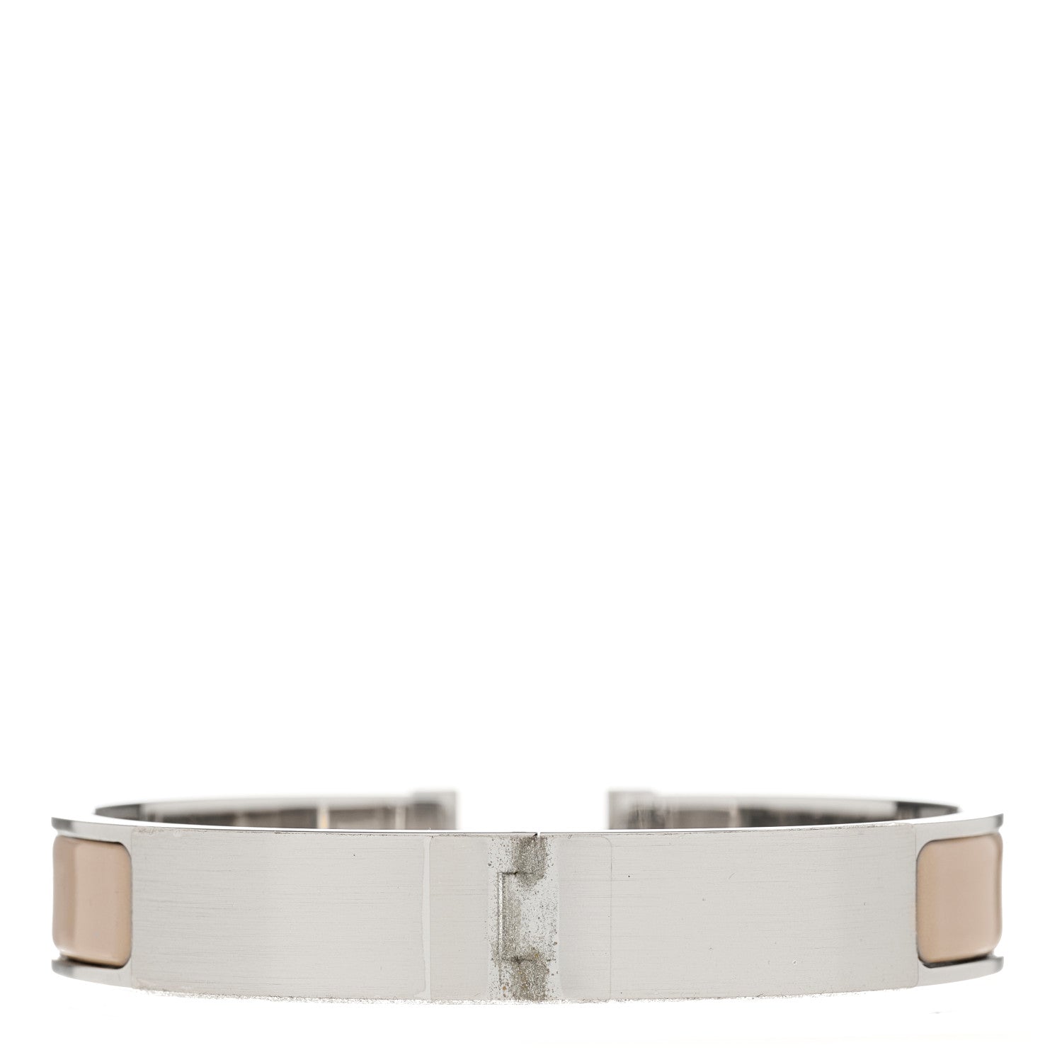 Hermes Matte Enamel Narrow Clic Clac HH Bracelet PM Chesnut 2 of 5