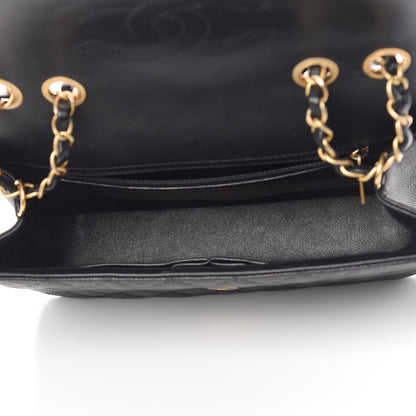 Chanel Caviar Quilted Medium CC Filigree Flap Black 5 of 11