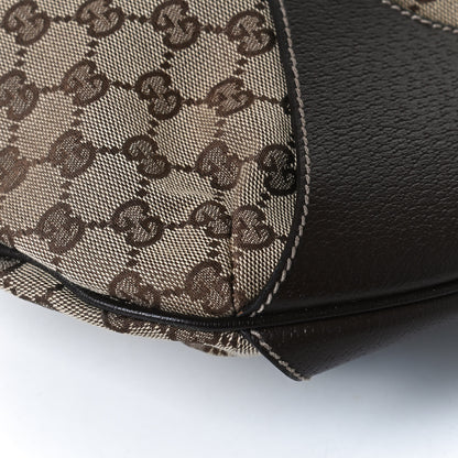 Gucci Monogram Bamboo Horsebit Hobo Dark Brown 11 of 11