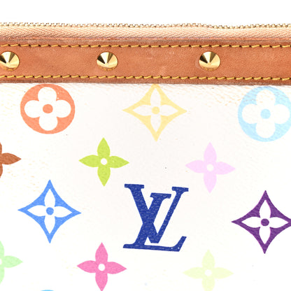 Louis Vuitton Monogram Multicolor Pochette Accessories White 7 of 12