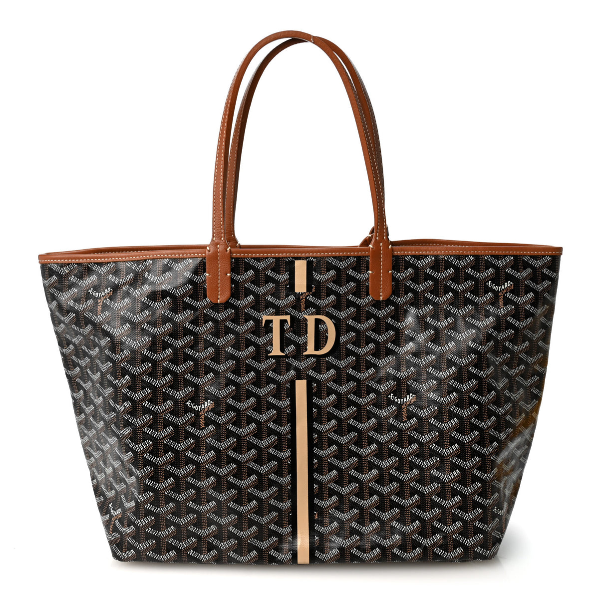 Goyardine Saint Louis PM Black Gold