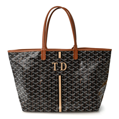 Goyard Goyardine Saint Louis PM Black Gold 1 of 12