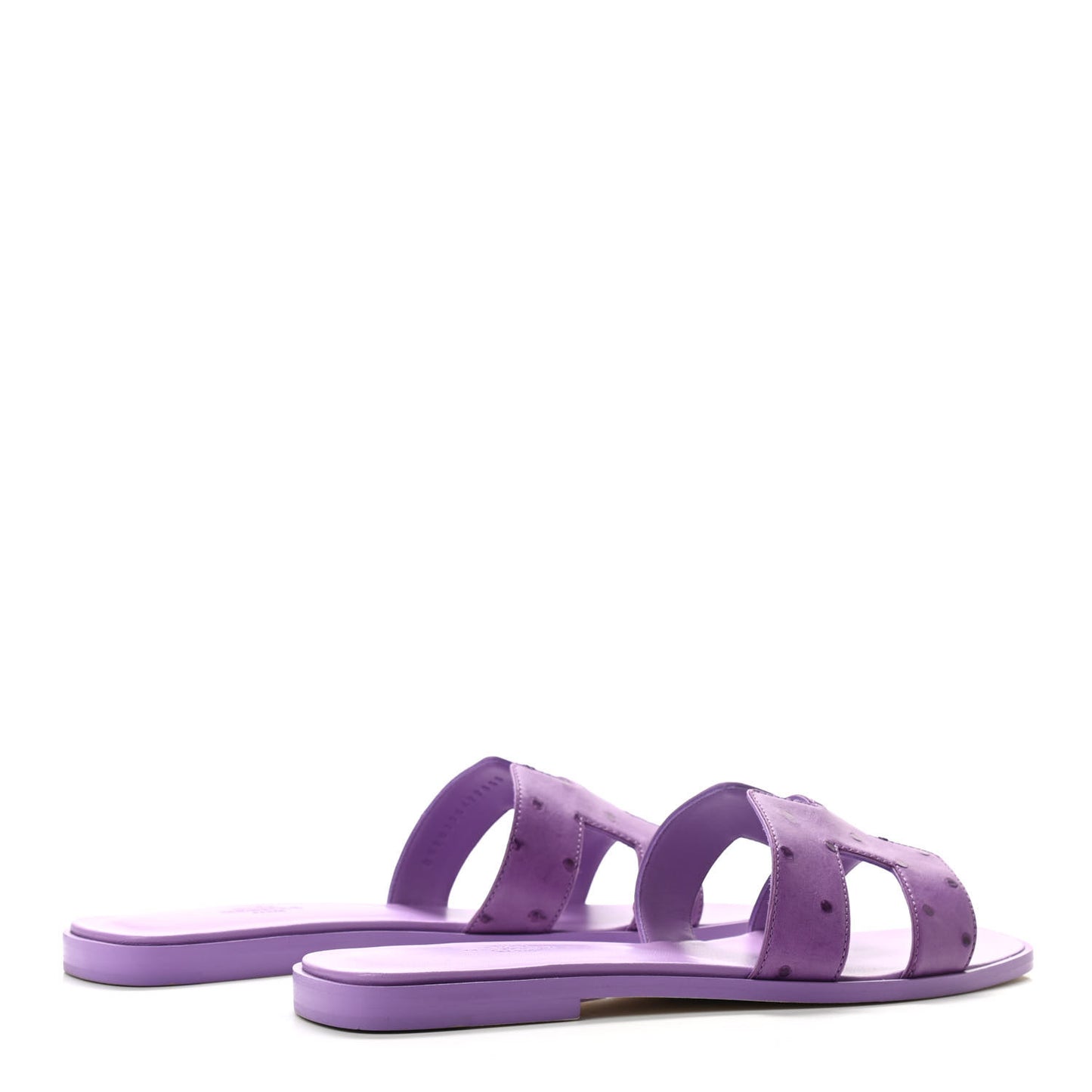 Ostrich Oran Sandals 40 Violet
