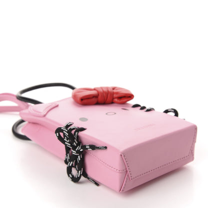 Balenciaga Calfskin Hello Kitty Phone Holder Bag Pink 4 of 9