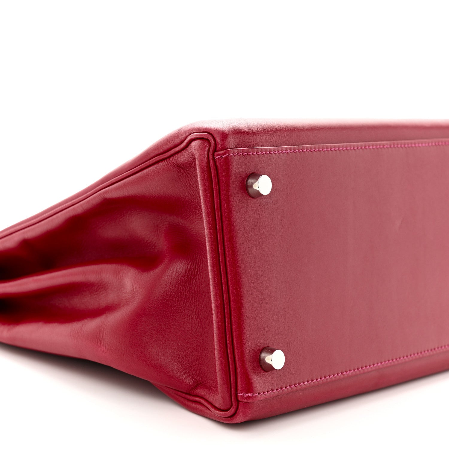 Hermes Tadelakt So Flash Kelly Retourne 35 Rubis Rose Tyrien 9 of 12