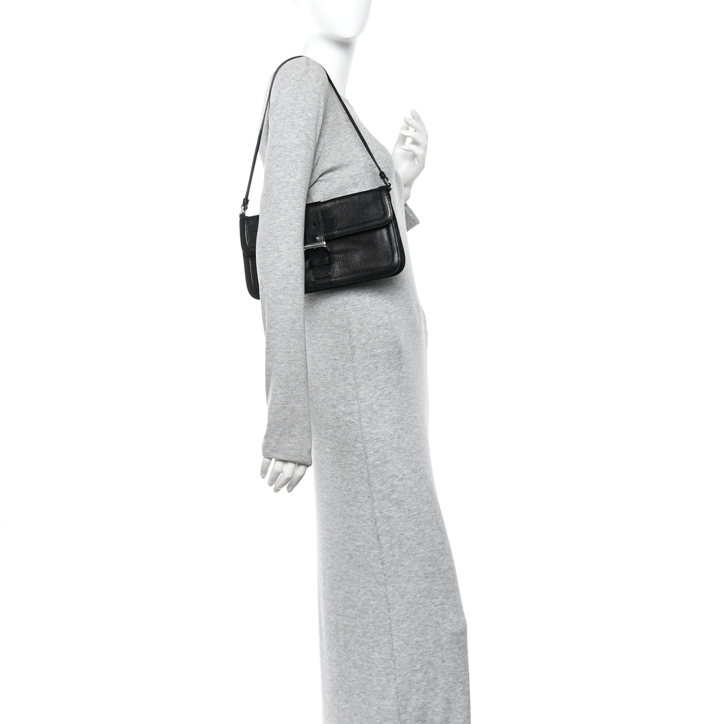 Madras Chic Shoulder Bag Black
