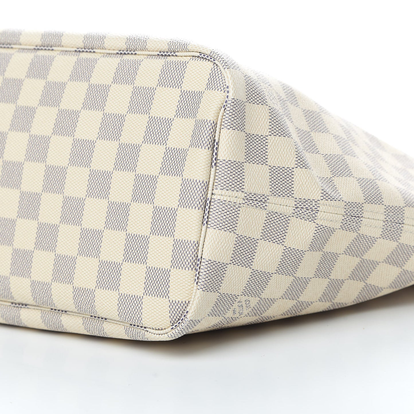 Damier Azur Neo Neverfull MM Rose Ballerine