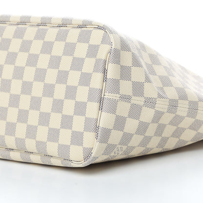 Louis Vuitton Damier Azur Neo Neverfull MM Rose Ballerine 11 of 11