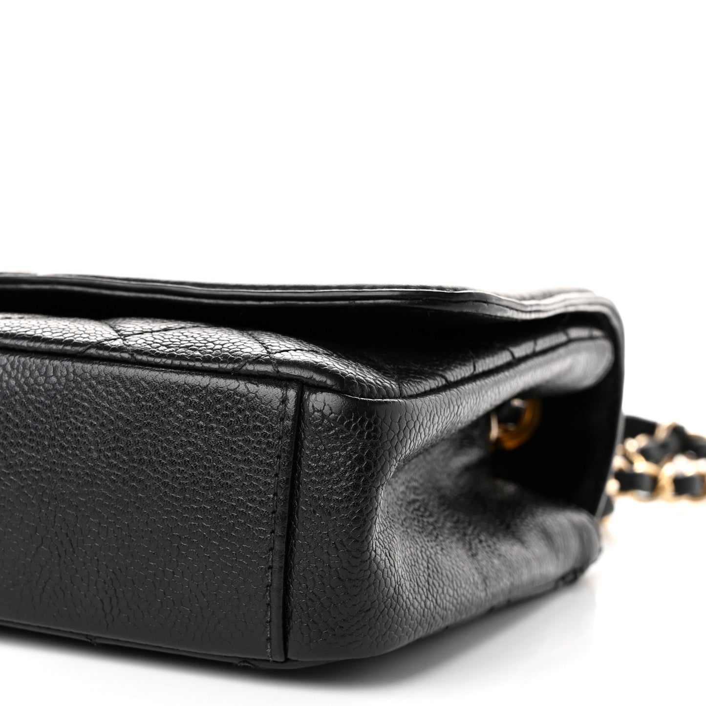 Caviar Quilted Medium CC Filigree Flap Black