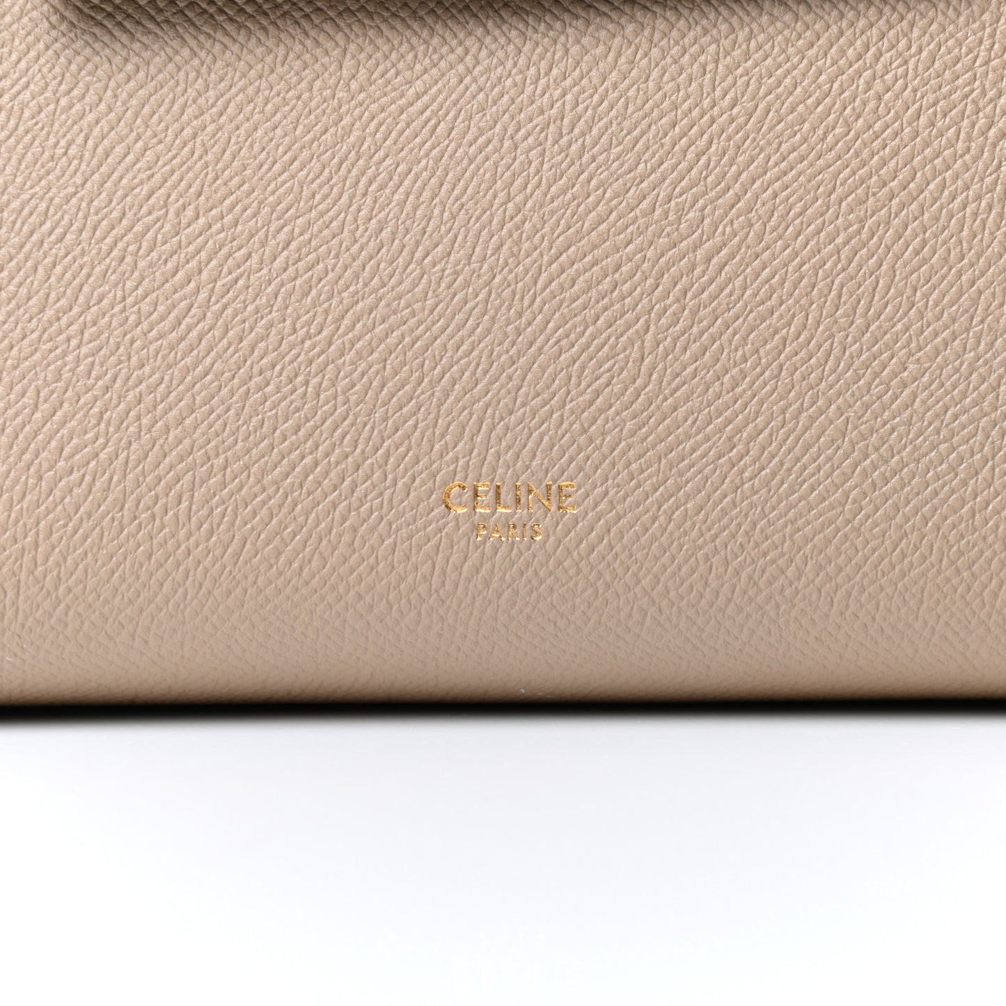 Grained Calfskin Nano Belt Bag Light Taupe