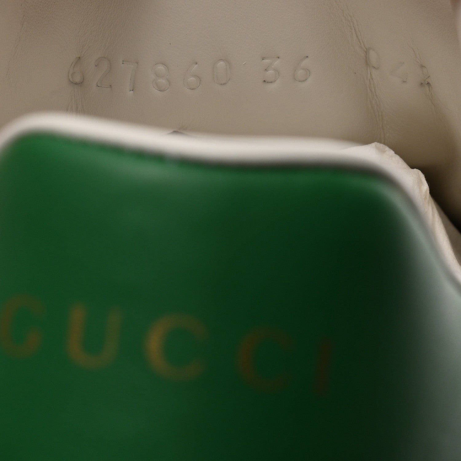Gucci GG Supreme Monogram Apple Womens Ace Sneakers 36 Red 6 of 10