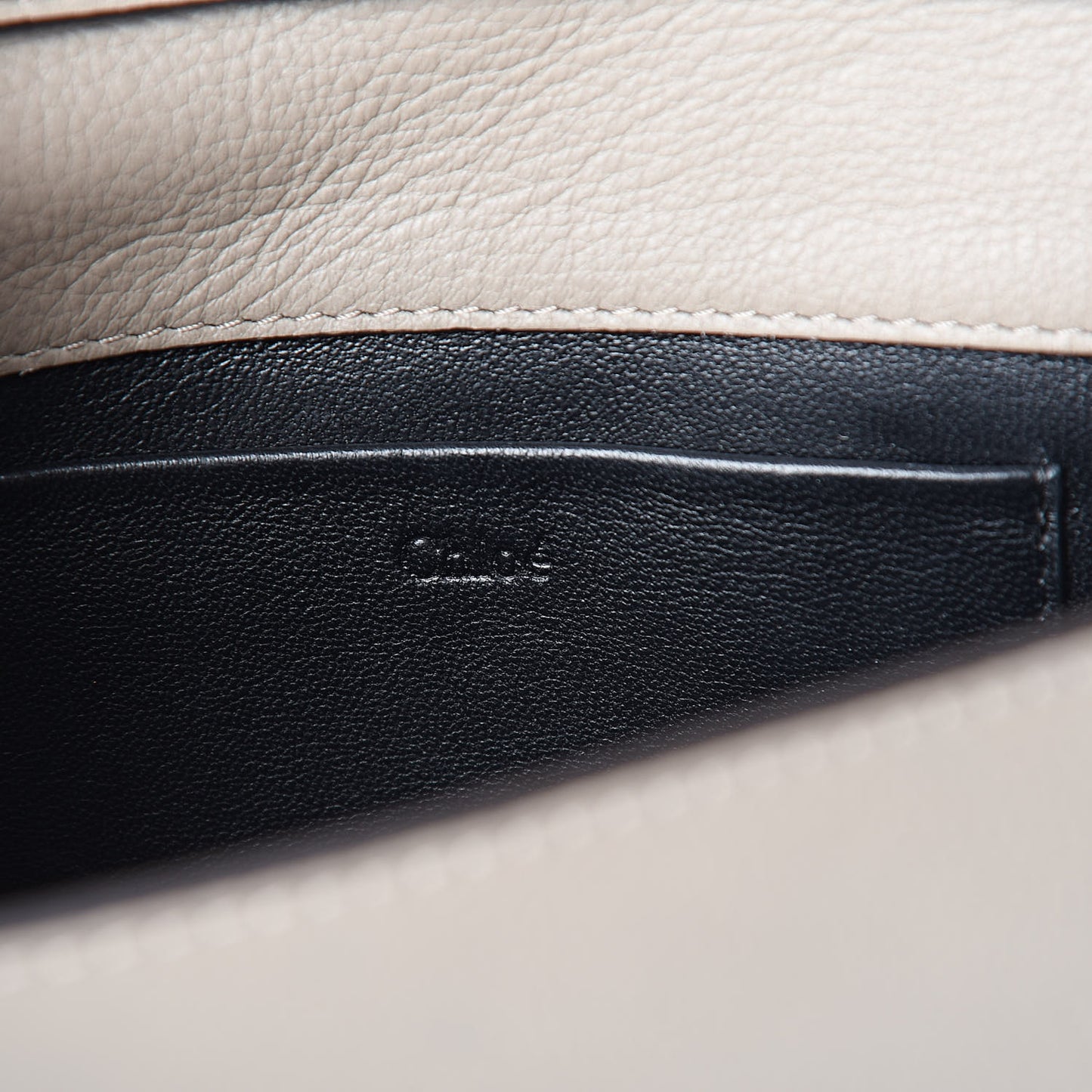 Calfskin Small Nile Bracelet Minaudiere Bag Motty Grey