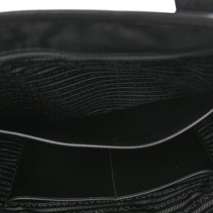 Prada Tessuto Nylon Saffiano Tote Black 6 of 13