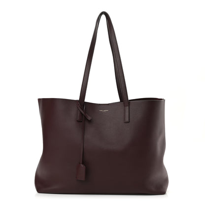 Saint Laurent Calfskin Large Shopping Tote Old Bordeaux 3 of 9