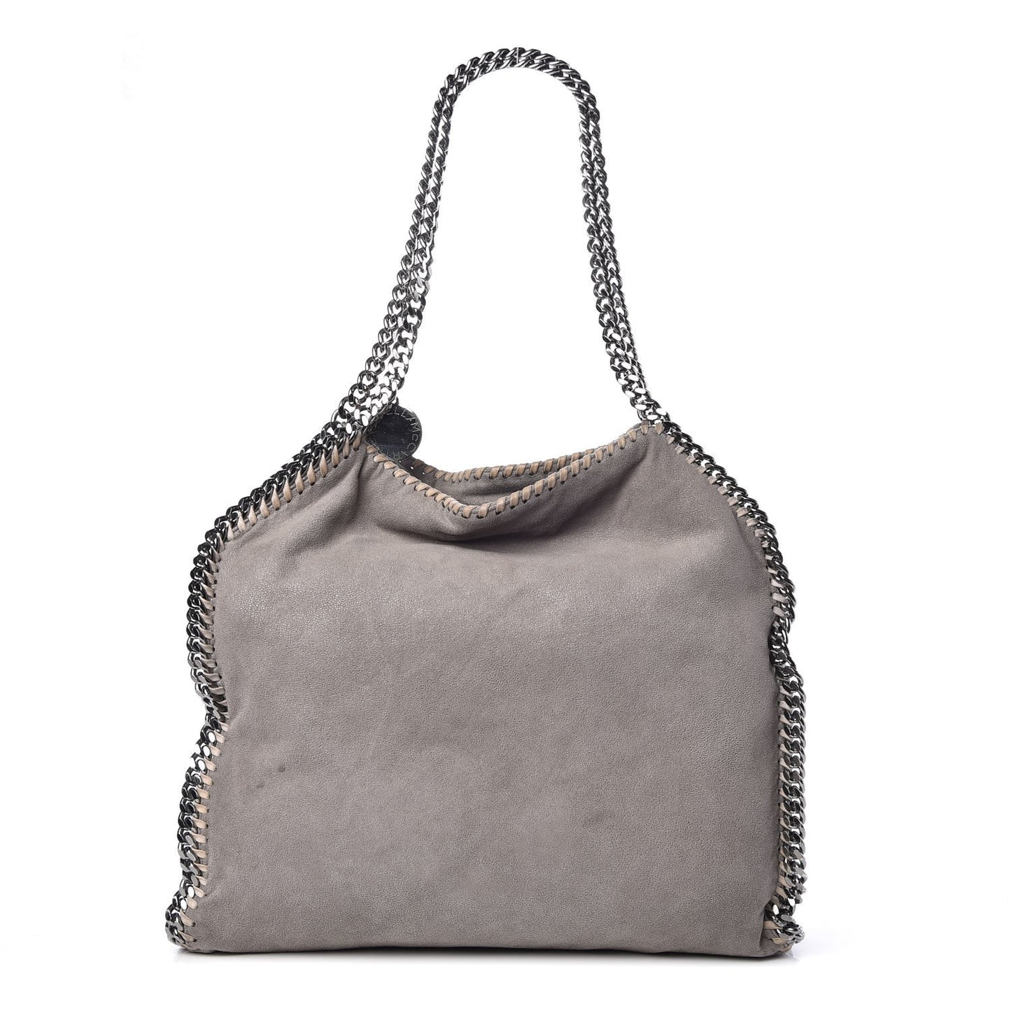 Shaggy Deer Small Falabella Tote Light Grey