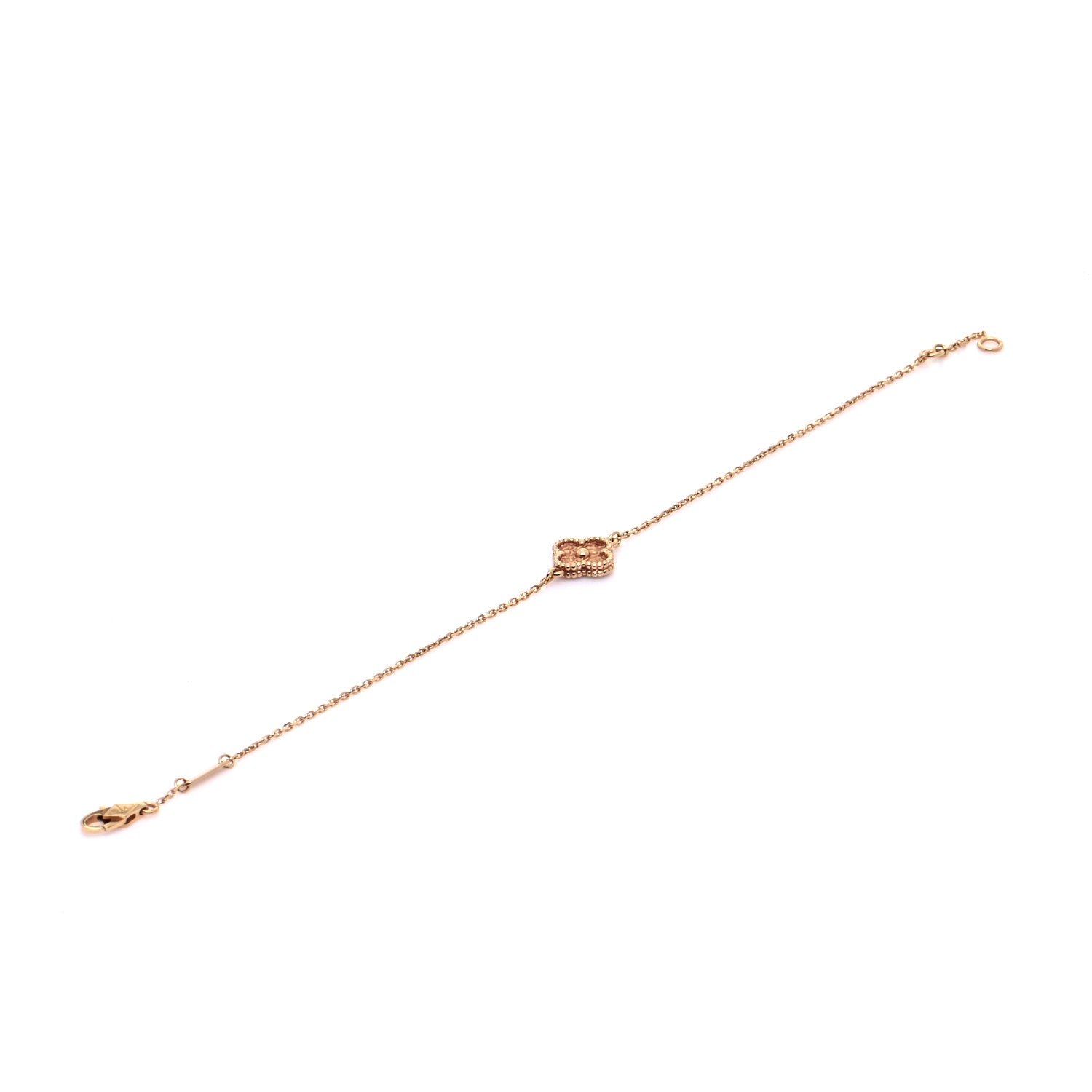 Van Cleef & Arpels 18K Rose Gold Sweet Alhambra Bracelet 7 of 9