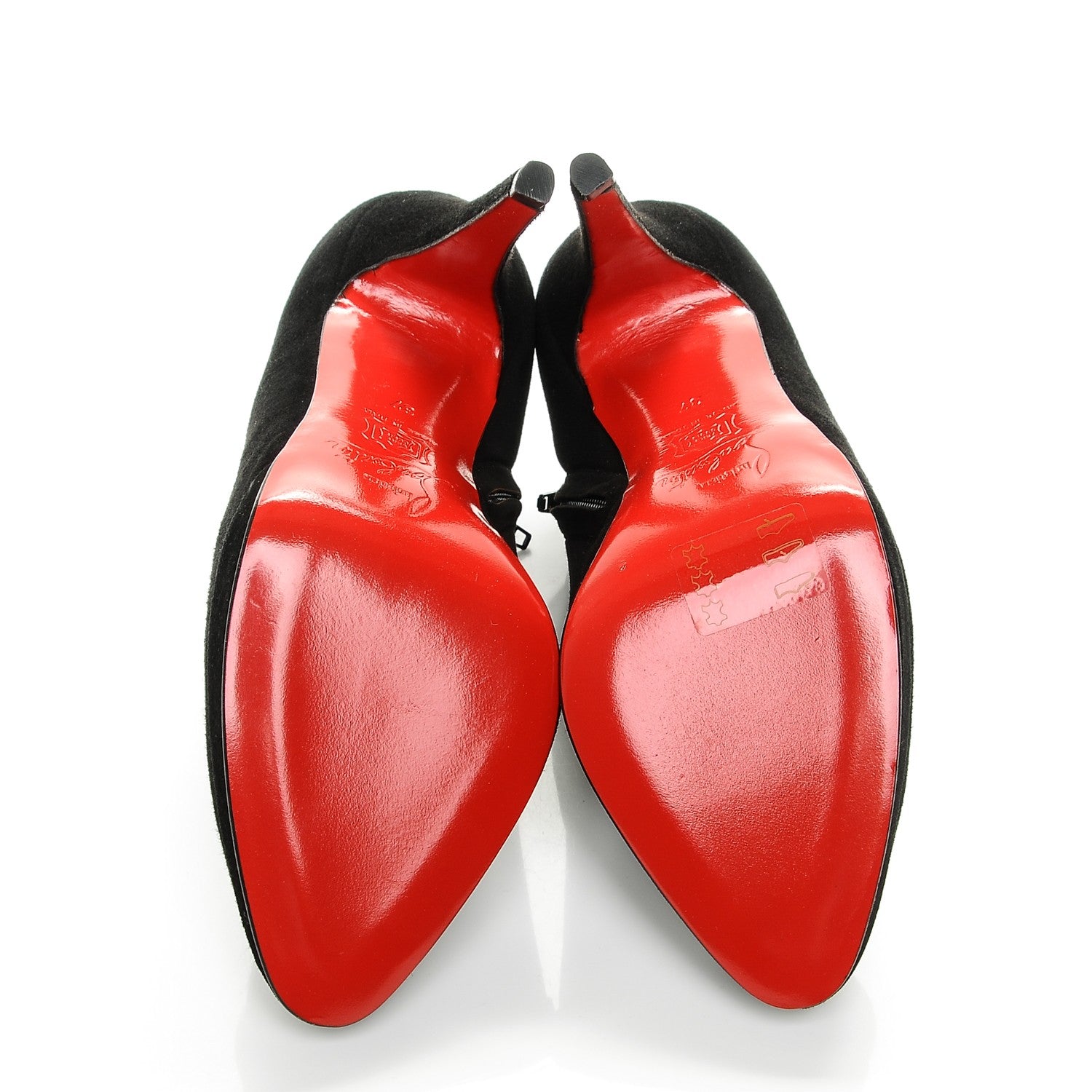 Christian Louboutin Suede Goya 100 Booties 37 5 of 7