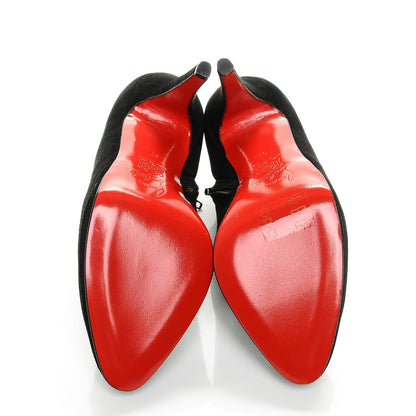 Christian Louboutin Suede Goya 100 Booties 37 5 of 7