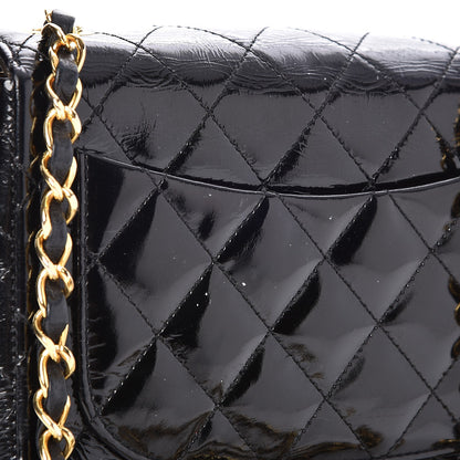 Chanel Patent Calfskin Quilted Mini Square Flap Black 12 of 12
