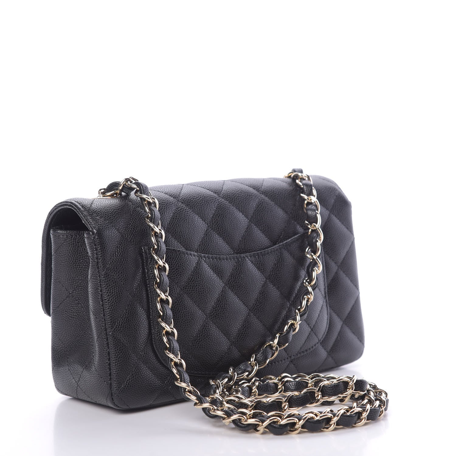 Chanel Caviar Quilted Mini Rectangular Flap Black 3 of 11