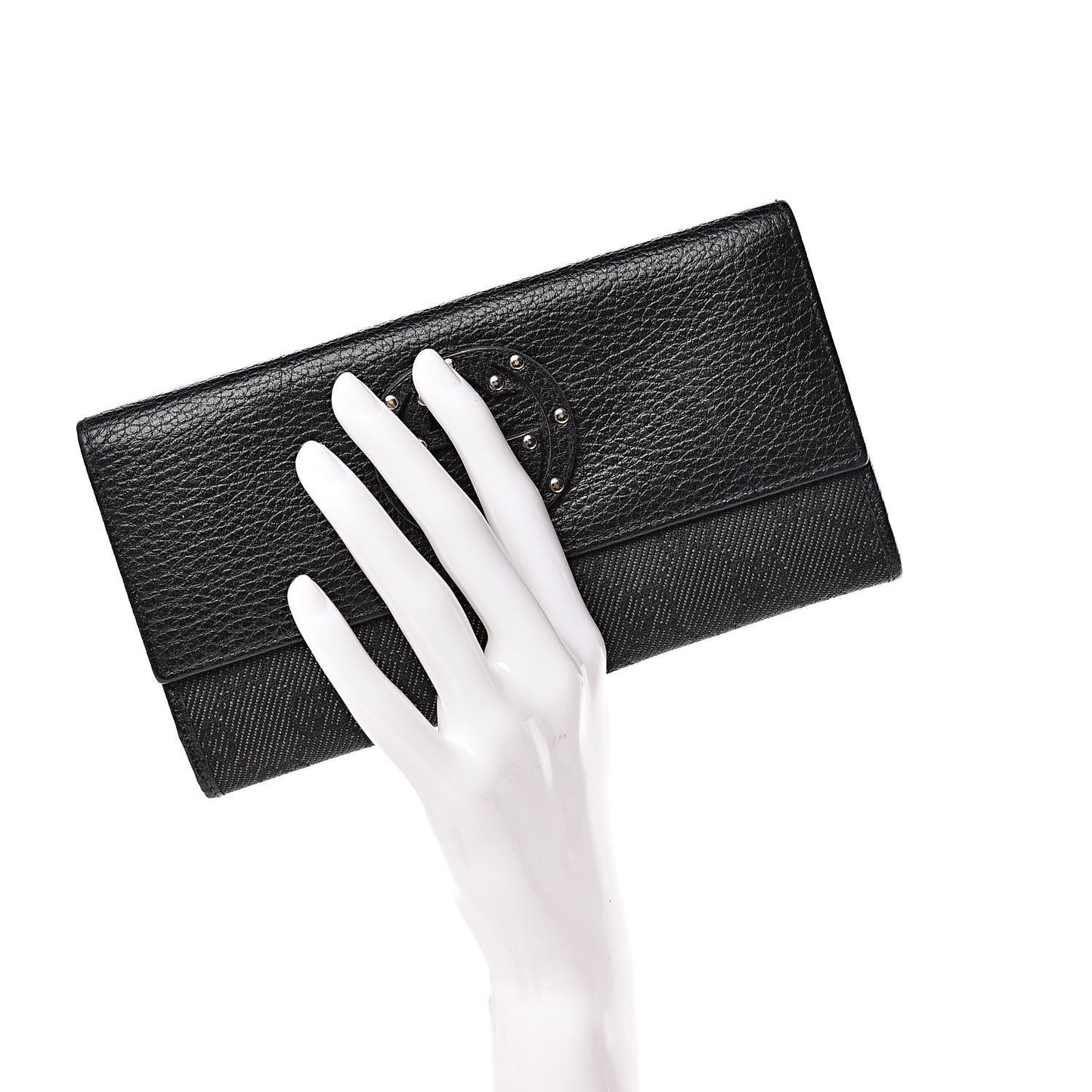 Calfskin Monogram Blondie Continental Wallet Black
