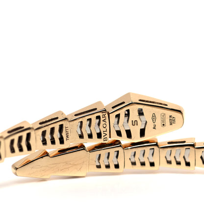 Bulgari 18K Yellow Gold Diamond Serpenti Viper Bracelet S 4 of 5