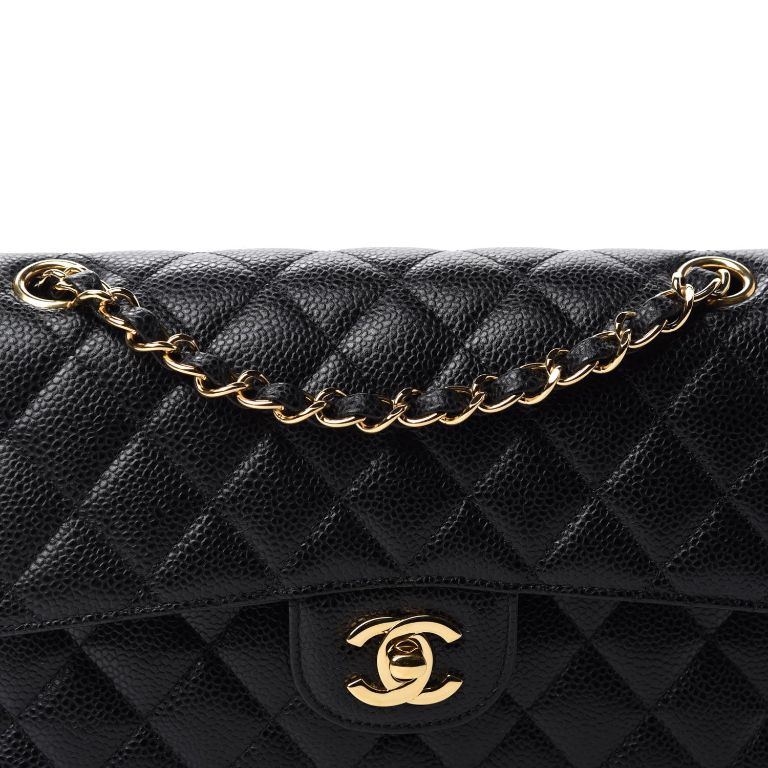 Chanel Caviar Quilted Small Double Flap Black 10 of 10