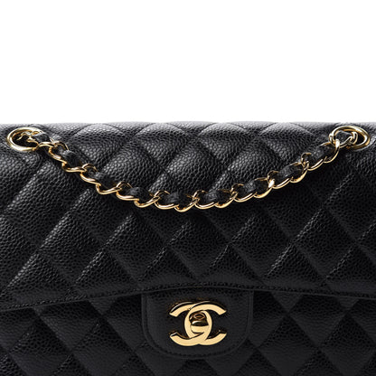 Chanel Caviar Quilted Small Double Flap Black 10 of 10