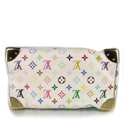 Louis Vuitton Monogram Multicolor Speedy 30 White 5 of 9