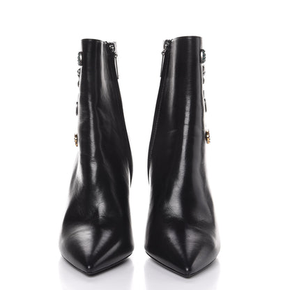 Saint Laurent Calfskin Niki Charm Boots 39 Black 2 of 9