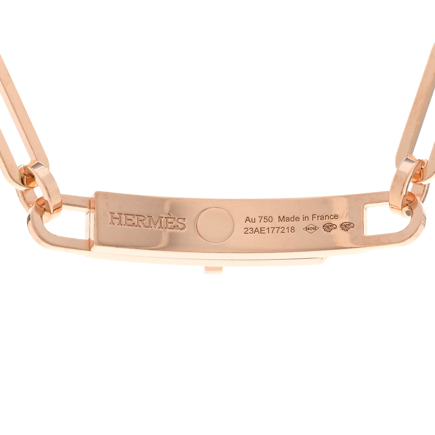 18K Rose Gold Diamond Pave Kelly Chaine Choker Necklace