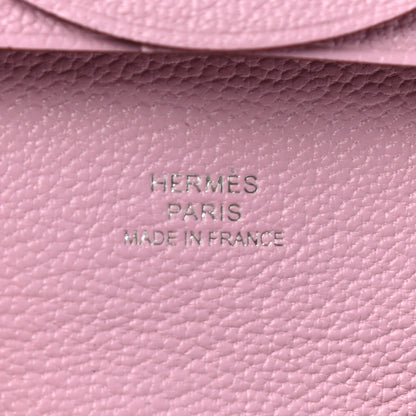 Hermes Chevre Mysore Bastia Coin Purse Mauve Sylvestre 6 of 8