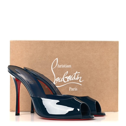 Christian Louboutin Patent Me Dolly 100 Sandals 39 Last Night 9 of 9