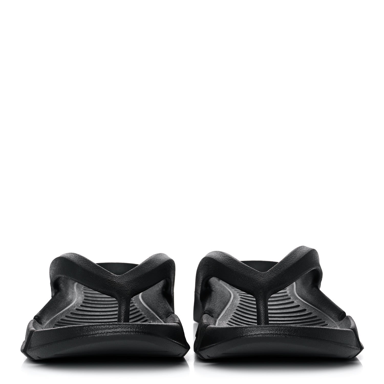 Balenciaga Rubber Womens Mold Thong Sandals 37 Black 2 of 8