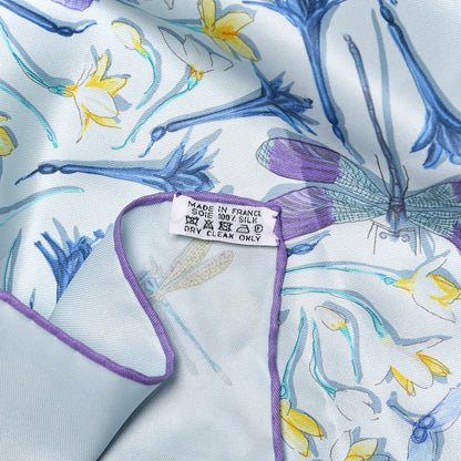 Hermes Silk Dragonflies Scarf 70 6 of 6