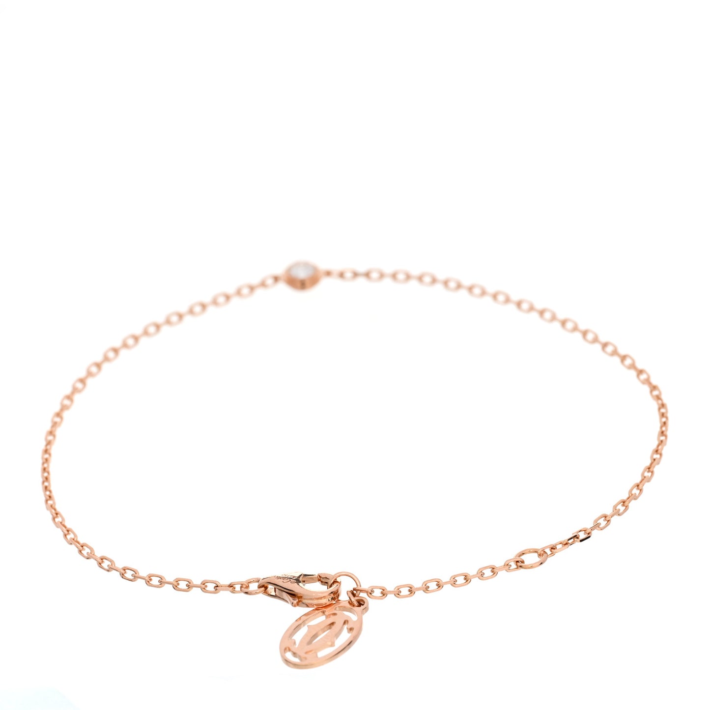 18K Pink Gold Diamond SM D'Amour Bracelet