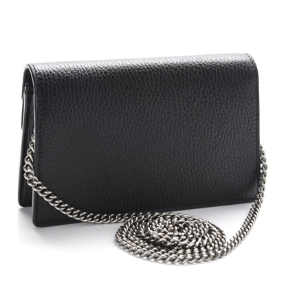 Gucci Calfskin Super Mini Dionysus Shoulder Bag Black 3 of 10