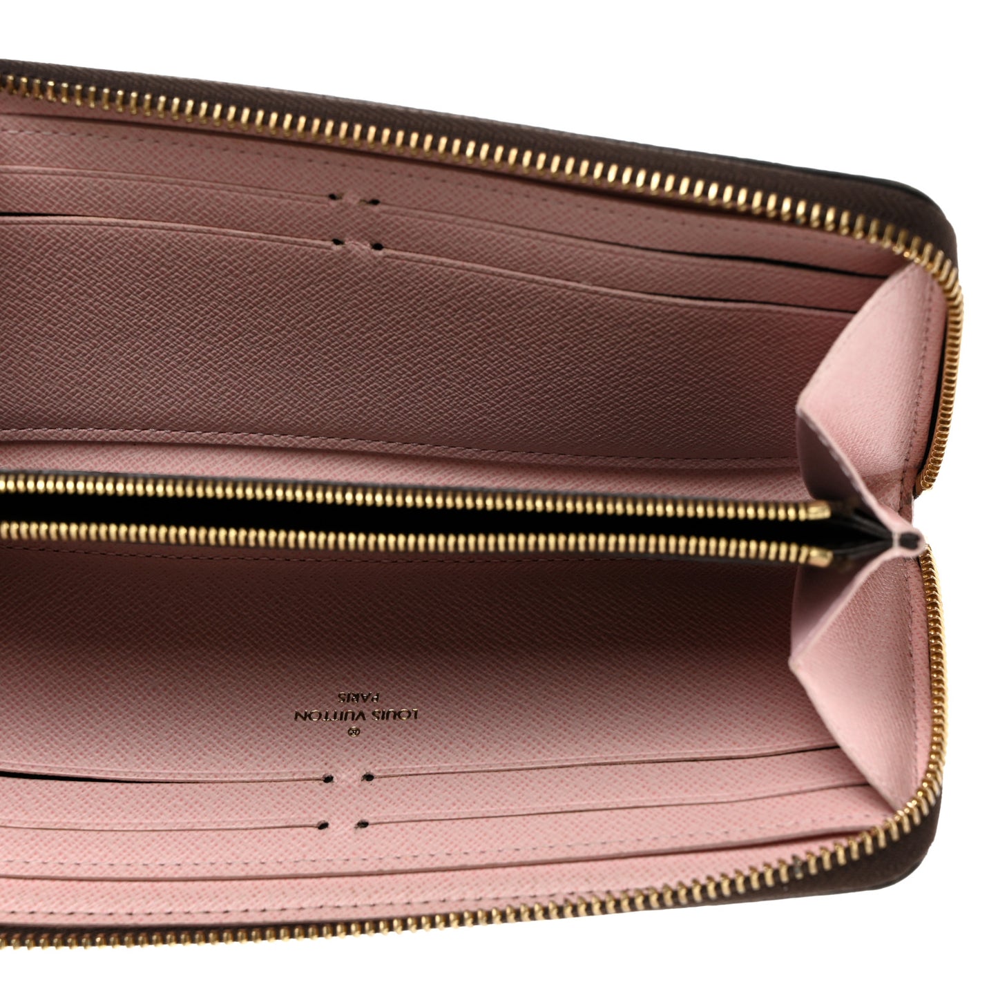 Monogram Clemence Wallet Rose Ballerine